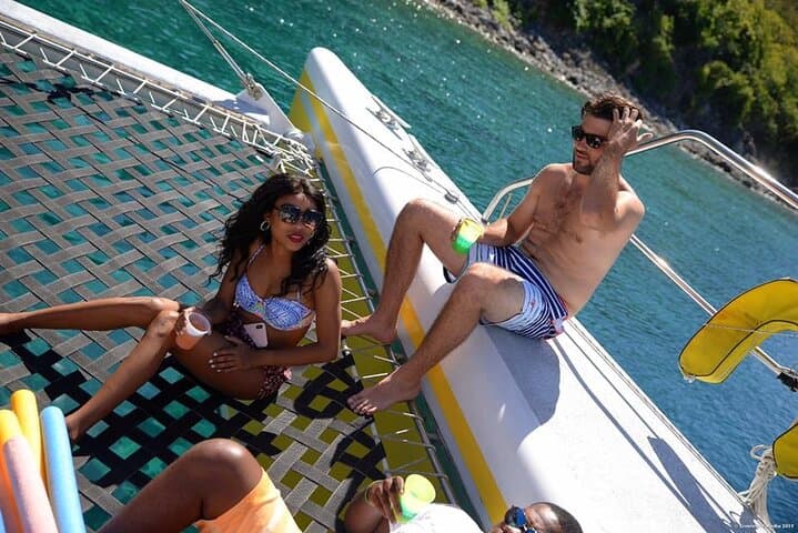 Half-Day Catamaran Snorkel, Lunch & Open Bar — Shitten's Bay, St Kitts photo 2