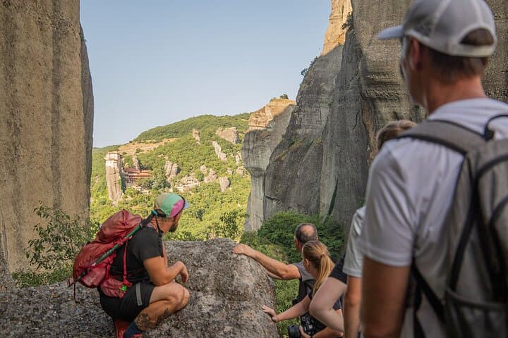 Sunset Hike to Meteora's Hermit Caves — Kastraki Guided Trail photo 6