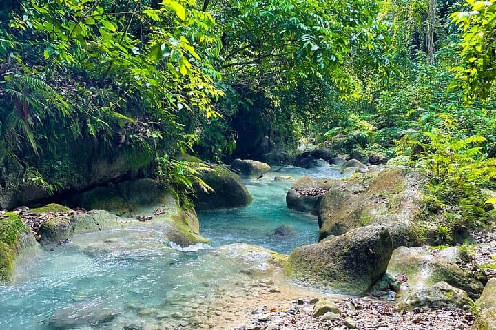 La Plaza Water Trail Day Tour — Barahona Natural Pools, Larimar Mine & River Walk photo 1