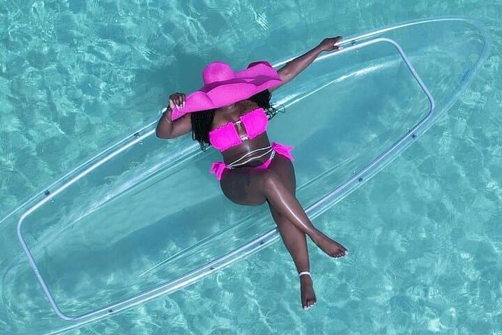 Clear Kayak Drone Photoshoot in Montego Bay: Private Aerial & Water Portrait Session photo 1