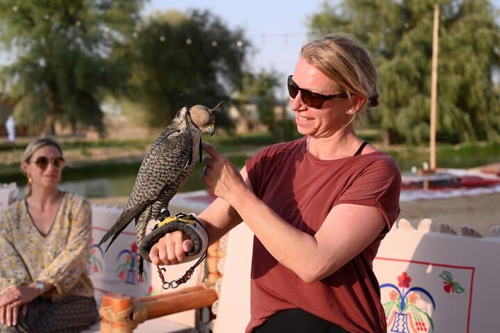 Evening Heritage Desert Safari in Al Marmoom — Vintage G‑Class, Bedouin Village & Stargazing photo 5