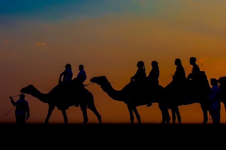 Sunset Camel Trek and Bedouin BBQ: Dubai Desert Safari with Falcon Show photo 3