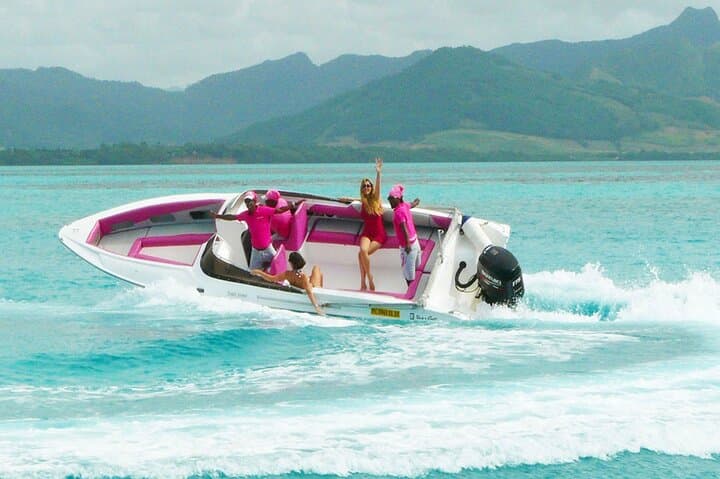 Speedboat to Ile Aux Cerf & Grande Riviere Sud-Est Waterfall — Full-Day All-Inclusive Trip photo 1