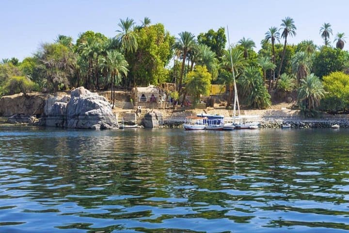 Sail a Traditional Felucca to Aswan's Kitchener Botanical Garden