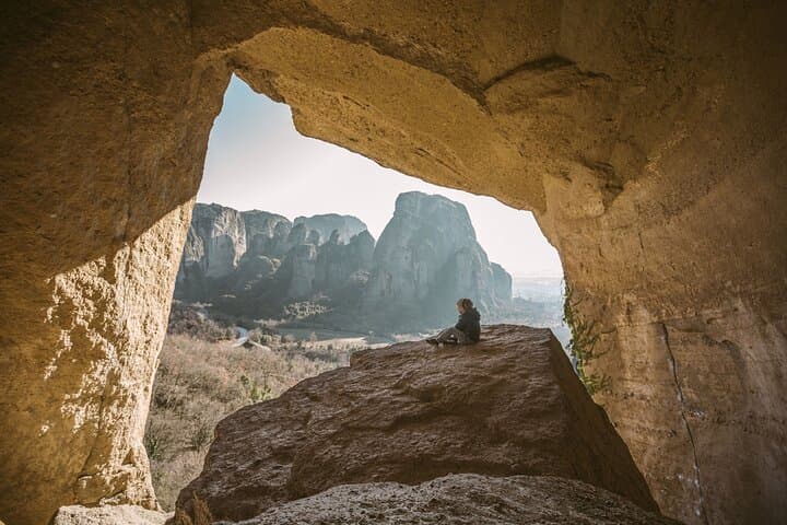 Sunset Hike to Meteora's Hermit Caves — Kastraki Guided Trail