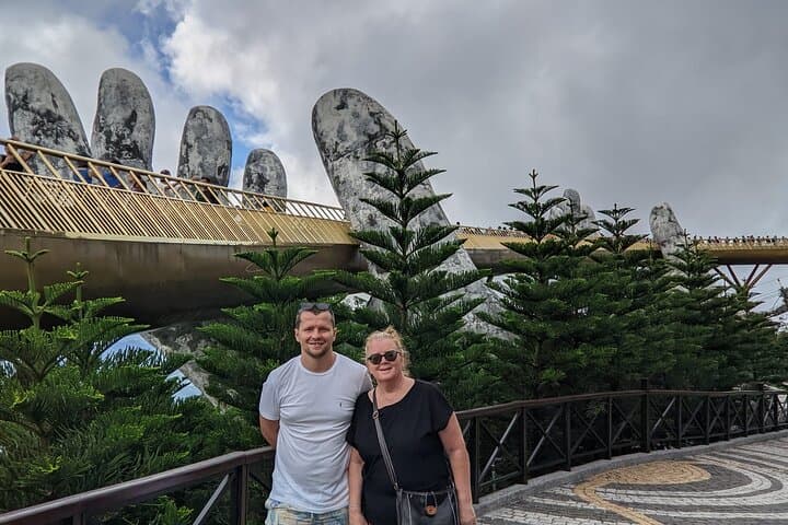 Explore Vietnam's Wonders: Golden Bridge and Marble Mountain Tour