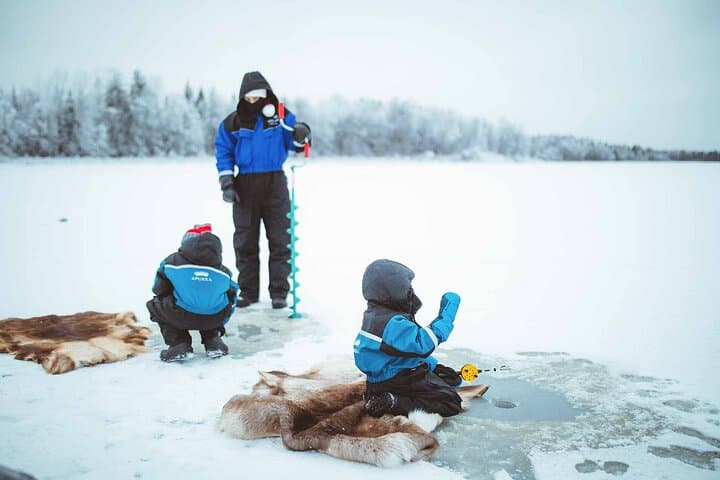 Ice Fishing Like a Finn — Apukka Adventures Rovaniemi Arctic Lake Experience photo 3