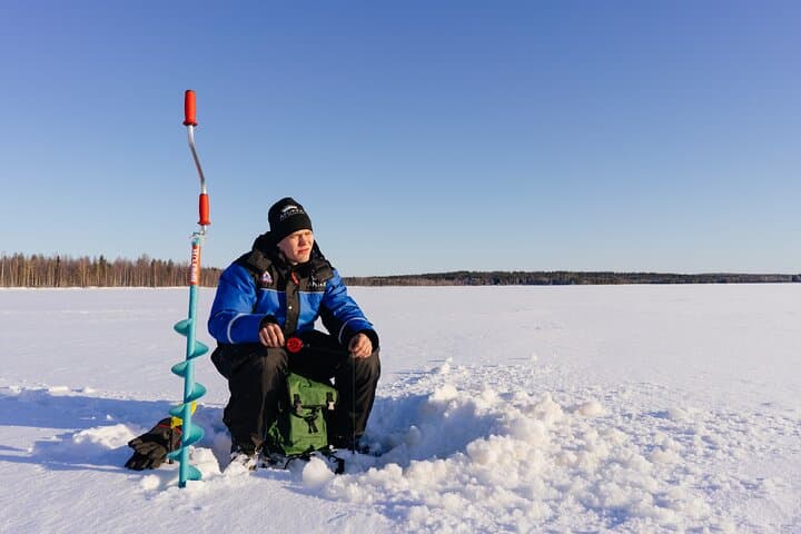 Ice Fishing Like a Finn — Apukka Adventures Rovaniemi Arctic Lake Experience photo 5