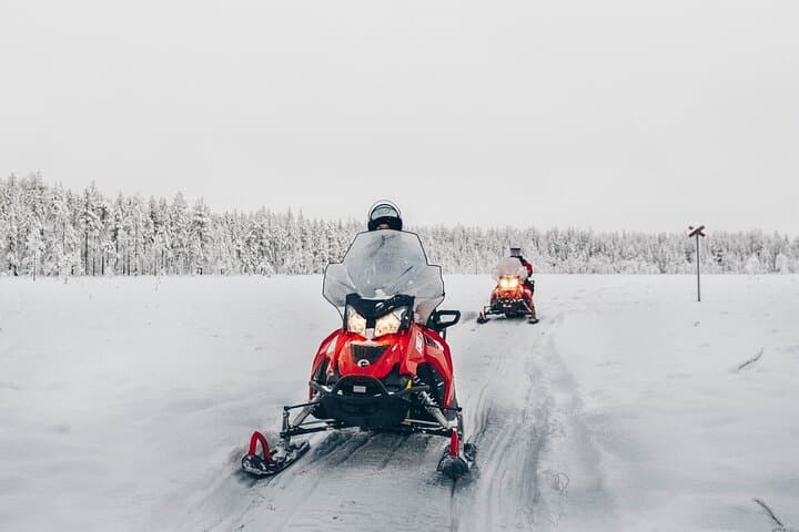 4-Hour Adventurer Snowmobile Tour — Apukka Resort, Rovaniemi photo 4