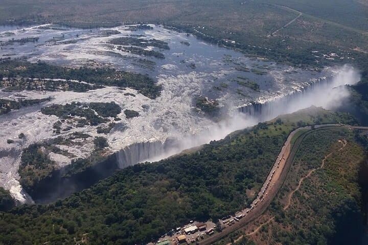 Victoria Falls Experience: Rhino Game Drive, Knife-Edge Walk & Livingstone Island High Tea