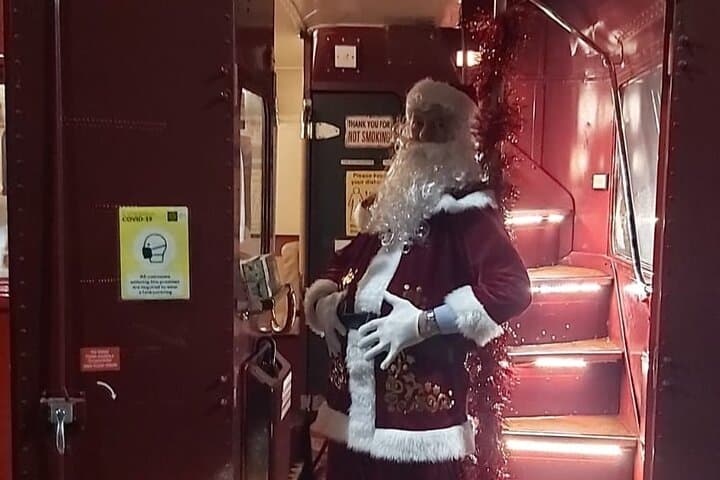 Red Bus Ride with Santa in Glasgow — Festive Lights Tour & Family Sing-Along