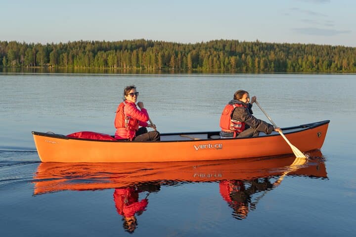 Canoe Trip in Lapland from Rovaniemi — Guided Summer Paddle with Campfire Snack photo 2