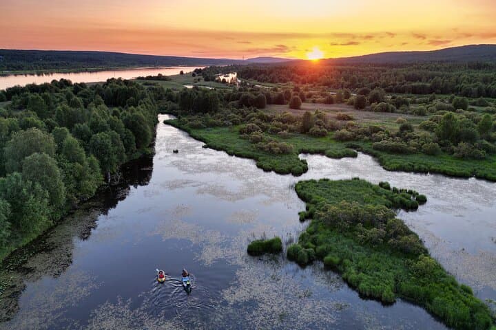 Canoe Trip in Lapland from Rovaniemi — Guided Summer Paddle with Campfire Snack photo 4
