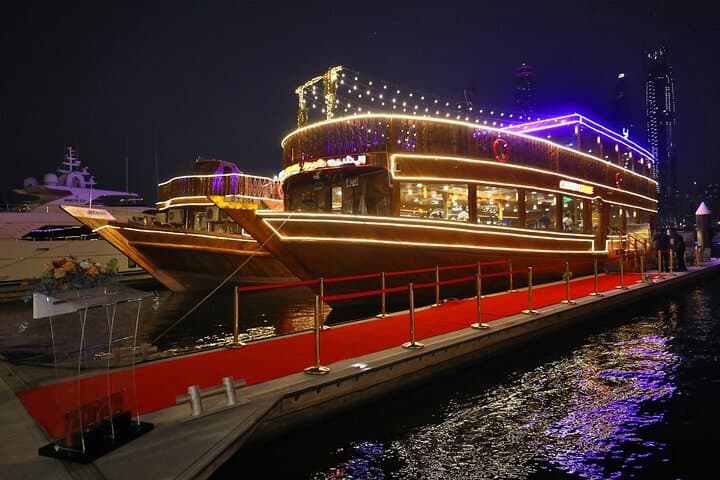Dhow Dinner Cruise in Dubai Marina: Night Lights & Tanura Show photo 2