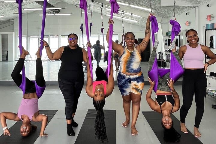 Aerial Yoga in Savannah: Hammock Flow Classes in the Historic District photo 2