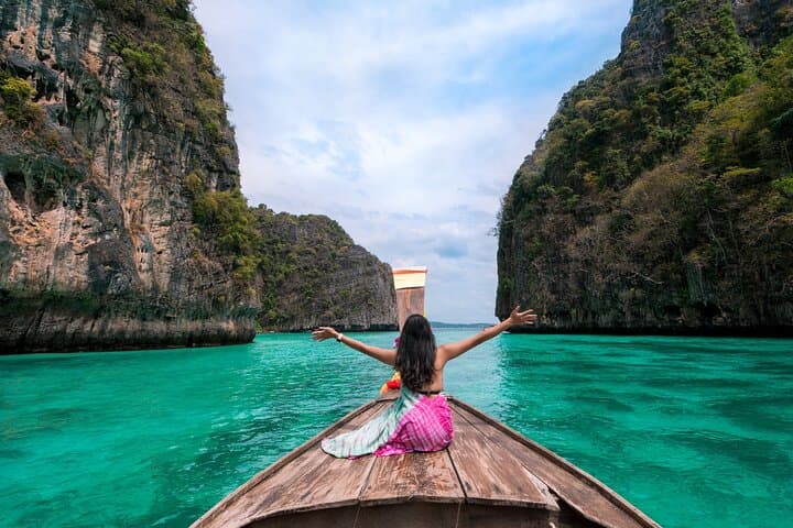 Phi Phi & Bamboo Island Day Cruise: Snorkel Pileh Lagoon and Bamboo Island from Phuket