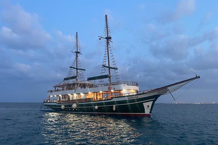 Sunset Cruise Protaras: Aerosa Dinner, Swimming & Varosha Coastal Views