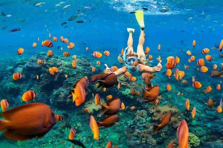 Blue Lagoon Bali Snorkeling & Jukung Boat Adventure (Ubud & Waterfall Options) photo 1