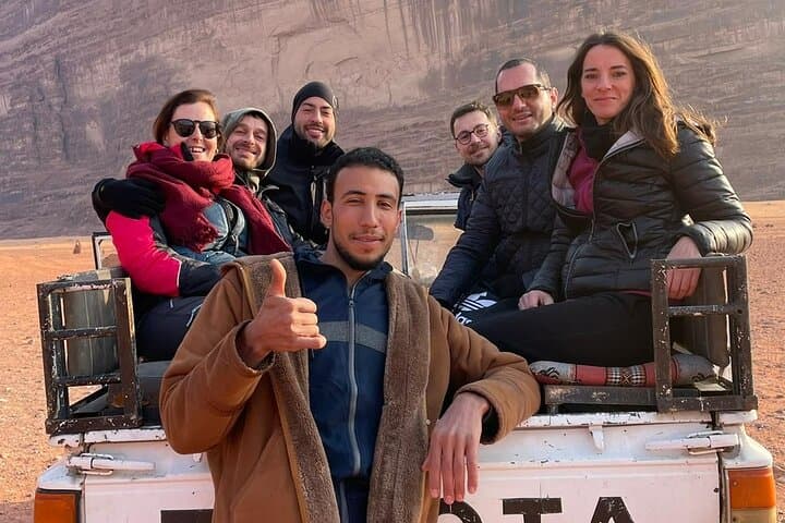 Wadi Rum Jeep Tour and Bedouin Overnight: Dunes, Rock Bridges, and Campfire Stories