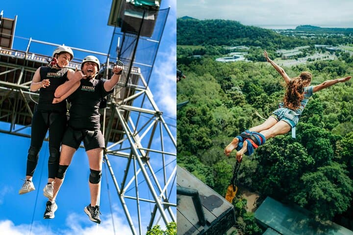 Skypark Cairns Bungy & Giant Swing: High-Speed Thrill Over a Rainforest Lagoon