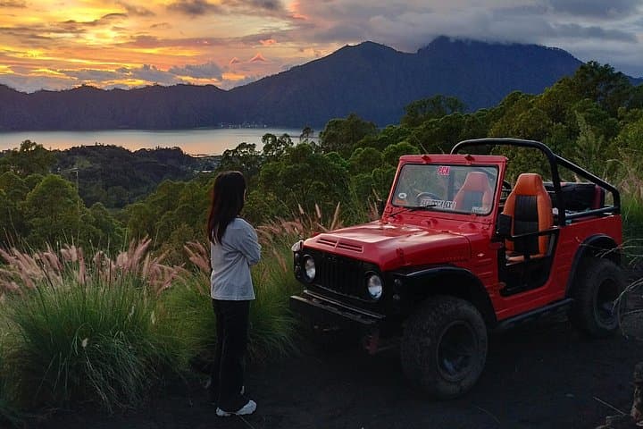 Mount Batur Jeep Sunrise Tour: Sunrise Views & 1926 Black Lava Visit photo 3