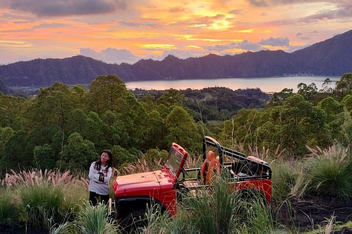 Mount Batur Jeep Sunrise Tour: Sunrise Views & 1926 Black Lava Visit photo 1