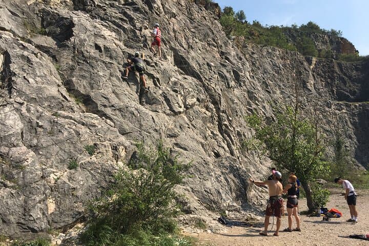 Prague Half-Day Rock Climbing: Limestone Routes & 20m Rappels Near the City photo 3