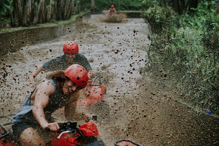 Gorilla Cave ATV Adventure — Ubud Quad Ride, Monkey Forest & Temple with Lunch photo 4