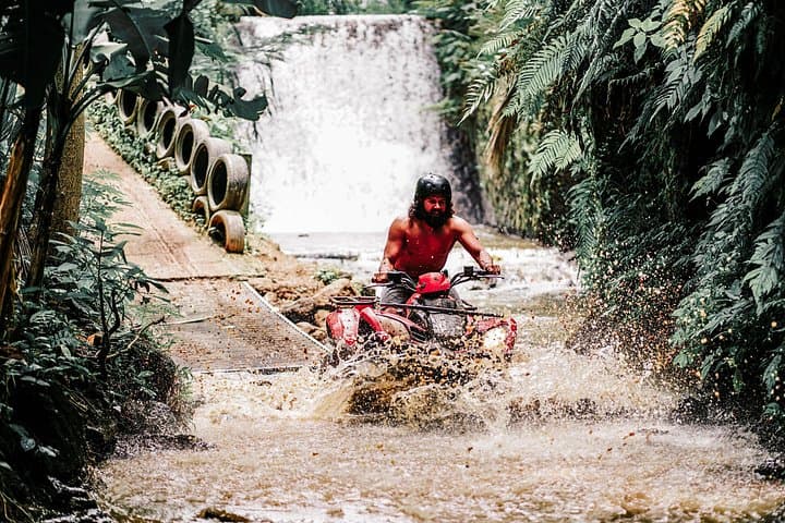 Gorilla Cave ATV Adventure — Ubud Quad Ride, Monkey Forest & Temple with Lunch photo 6