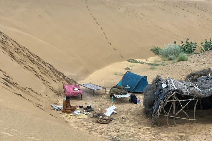 2-Day Camel Safari from Jaisalmer: Overnight Thar Desert Camp & Ghost Village Visit photo 6