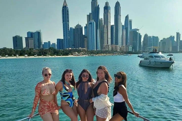 Private 68-ft Nuvari Yacht Cruise in Dubai Marina — Day & Sunset Charters photo 2