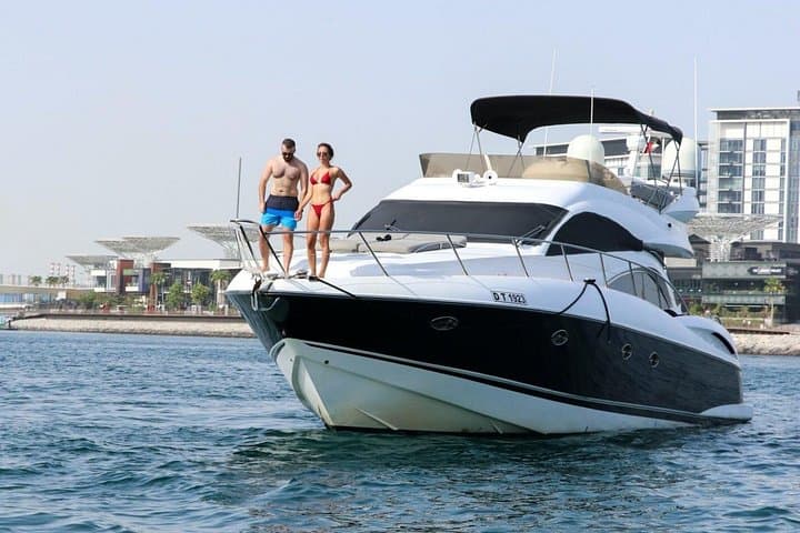 Private 68-ft Nuvari Yacht Cruise in Dubai Marina — Day & Sunset Charters photo 1