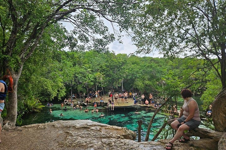 Swim with Sea Turtles and an Underground Cenote — Akumal Snorkel & Cavern Tour photo 3