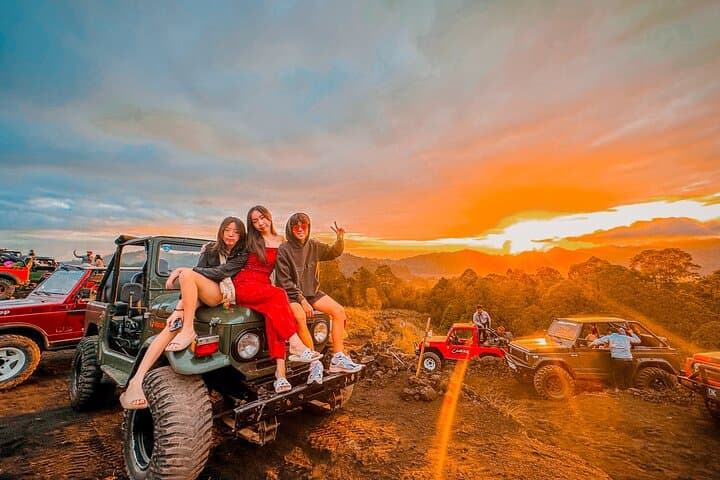 Mount Batur Jeep Sunrise and Hot Spring: Sunrise Views, Black Lava Fields & Soak photo 3
