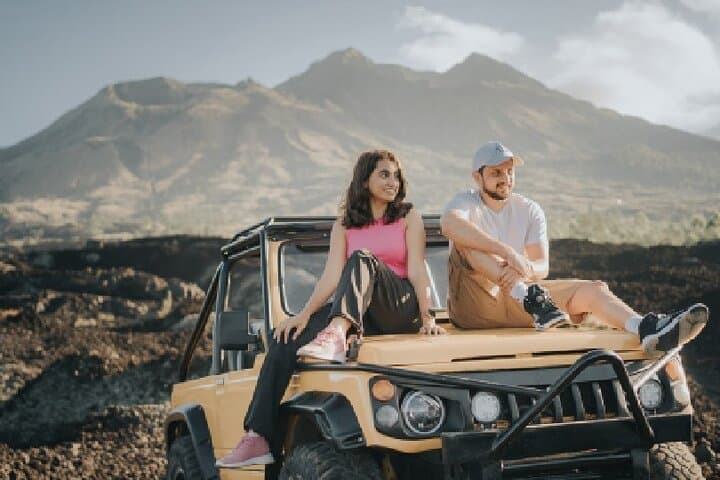 Mount Batur Jeep Sunrise and Hot Spring: Sunrise Views, Black Lava Fields & Soak photo 6