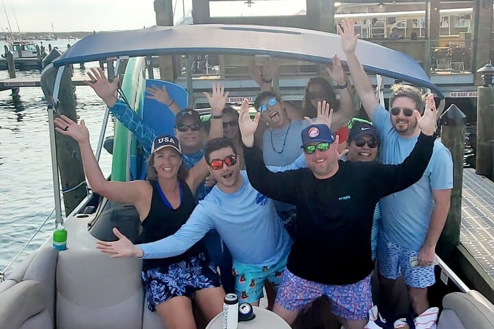 Private Pontoon to Crab Island — Destin Dolphin & Snorkel Charters photo 2