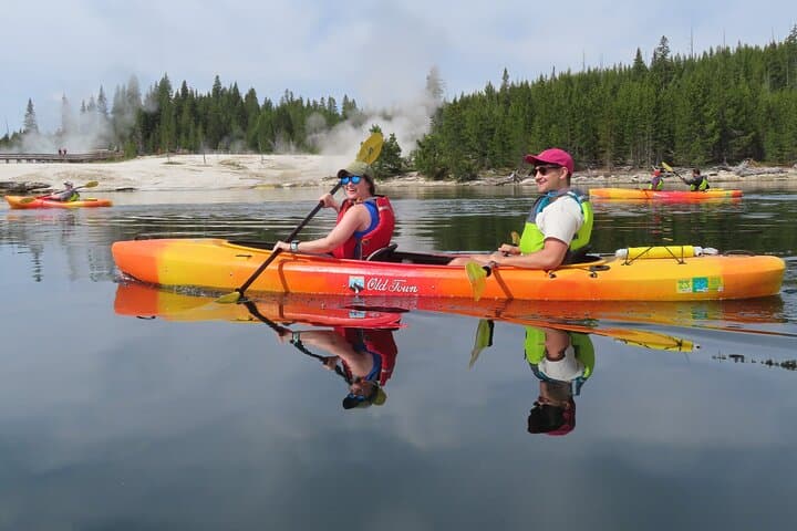 Morning Kayaking Adventure on Yellowstone Lake: Paddle to West Thumb Geyser Basin photo 3