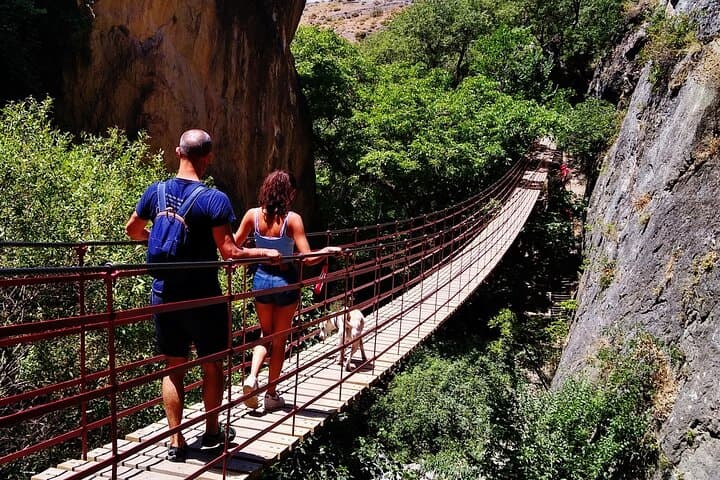 Sierra Nevada Canyon Hike: Waterfalls, Suspension Bridges & River Pools photo 3