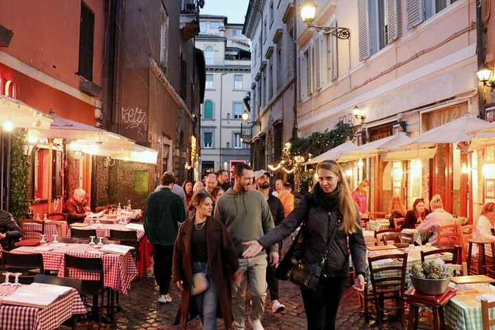 Trastevere Evening Food Tour: Rome Street Food, Dinner & Wine Experience