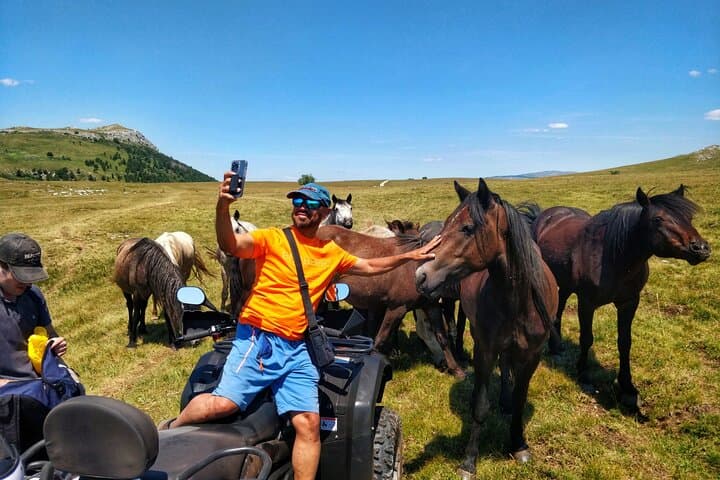 Full-Day Quad Safari to Wild Horses on Mount Cincar from Split