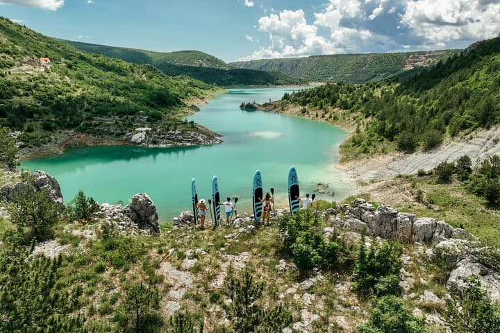 Green Lake SUP: Half-Day Paddle, Peka Lunch & Imotski Lakes