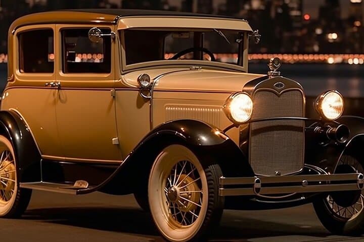 Private NYC Lights Tour in a Vintage Ford Model A — 1-Hour Midtown Drive