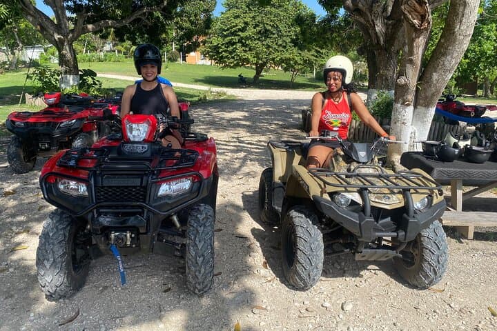 Montego Bay ATV Adventure & Great River Bamboo Rafting with Limestone Foot Massage