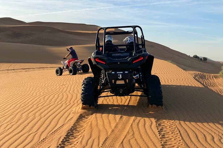 Dubai Private Red Dune Buggy Safari & Sunset BBQ in Lahbab Desert photo 3
