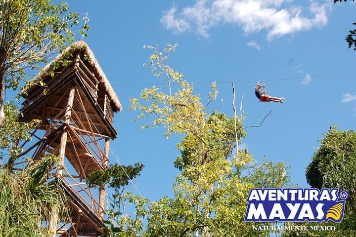 Mayan Xtreme: Zipline, Rappel and Cenote Snorkel Near Playa del Carmen photo 2