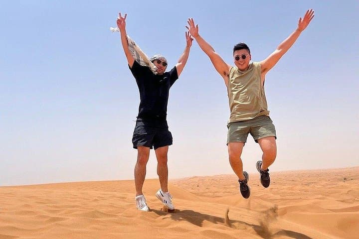 Private Morning Desert Safari in Dubai — Dune Bashing, Sandboarding & Camel Ride at Sunrise photo 3