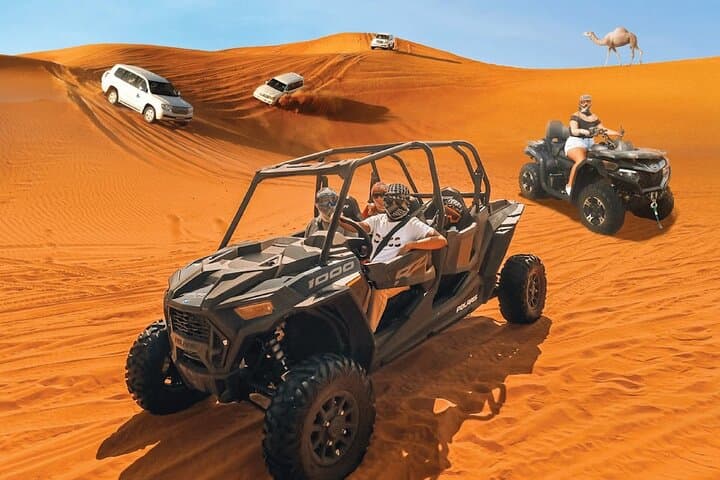 Dubai Dune Buggy Safari: Sunset Desert Adventure with Dune Bashing & BBQ