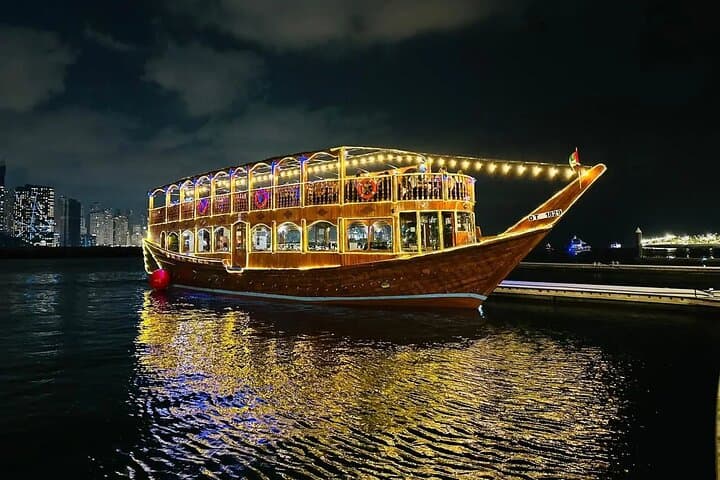 Dhow Dinner Cruise on Dubai Marina: 90-Minute Skyline & Buffet Experience photo 2