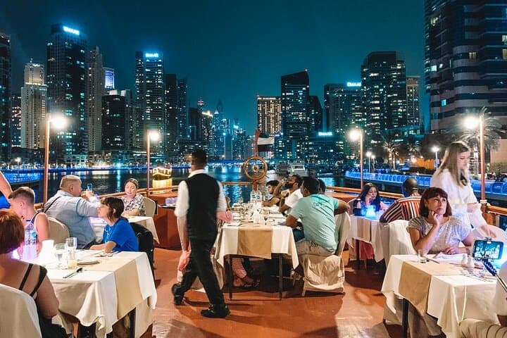 Dhow Dinner Cruise on Dubai Marina: 90-Minute Skyline & Buffet Experience photo 3