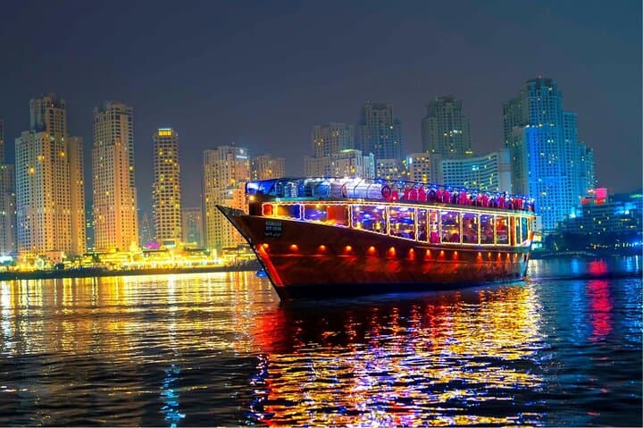 Dhow Dinner Cruise on Dubai Marina: 90-Minute Skyline & Buffet Experience photo 6